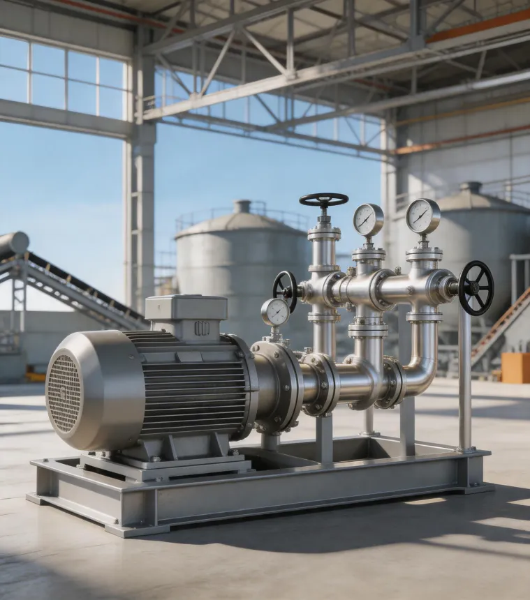 Pump skid installation